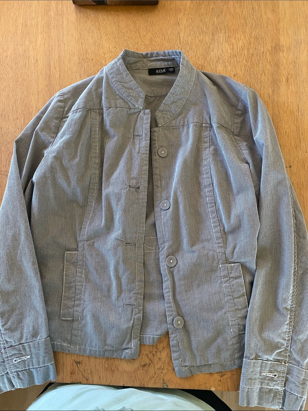 a.n.a Light Gray Casual Button Jacket